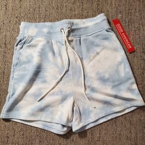 Good American Tie Dye Sweat Short